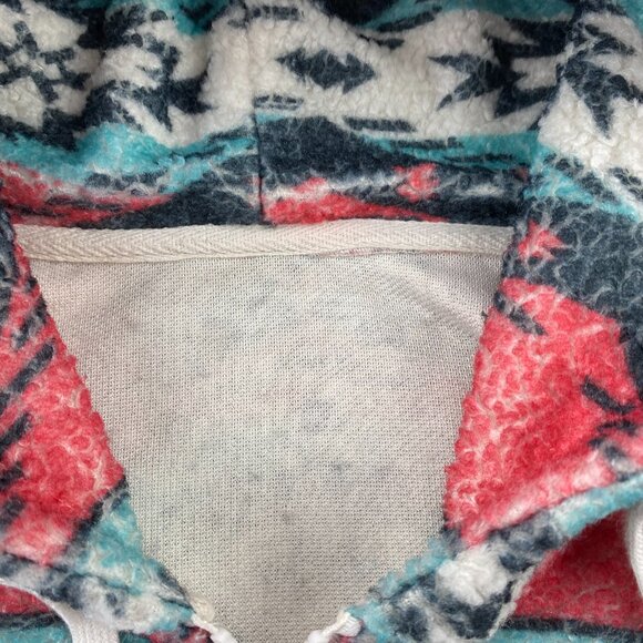 Fleece Sweater Women Extra Large XL Multicolored CHOUYATUO Pullover Sweatshirt - Picture 3 of 9